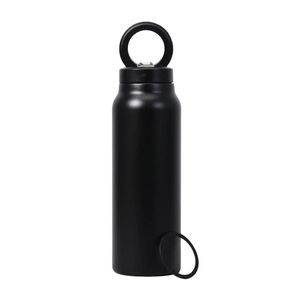 Insulated Steel Water Bottle with Magnetic Phone Mount