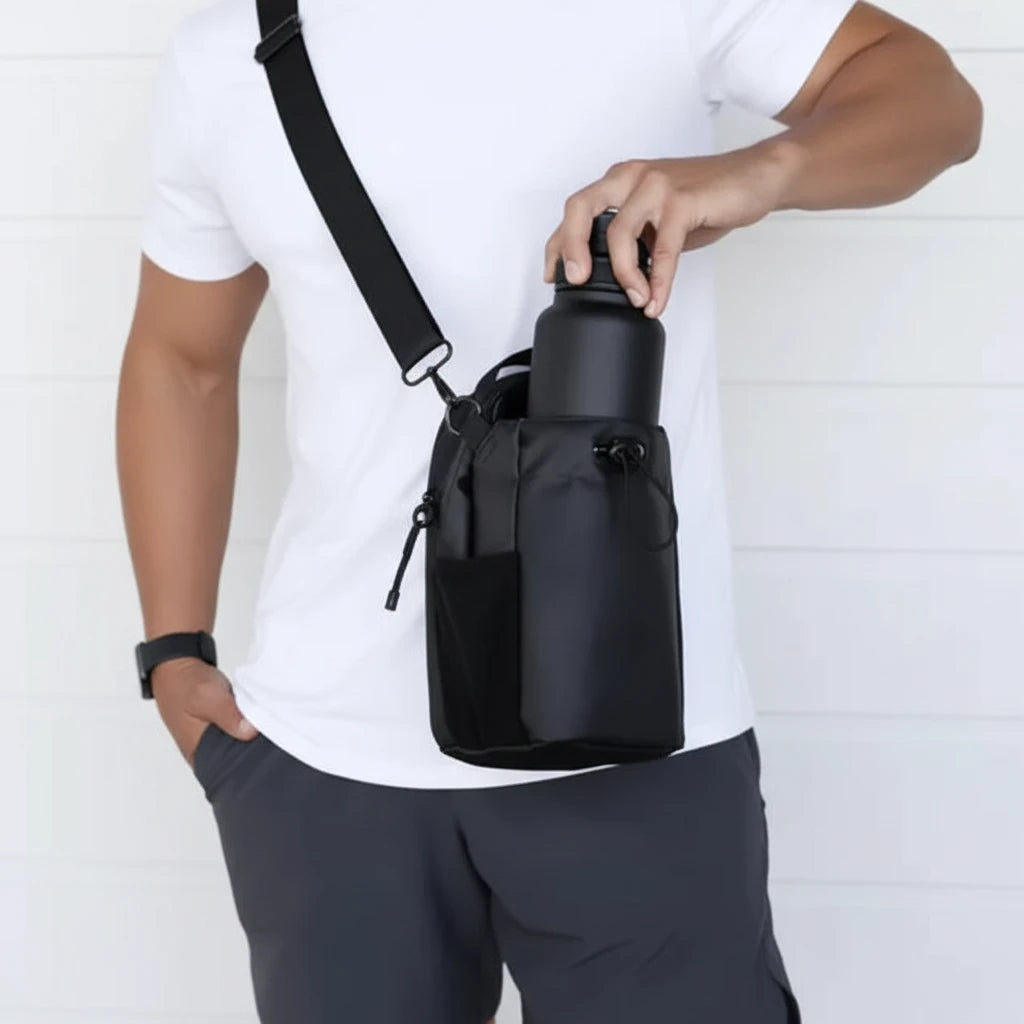 Magnetic Kettle Gym Bag in use