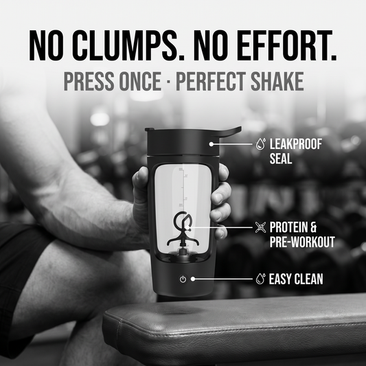 No clumps, no effort — shaker features