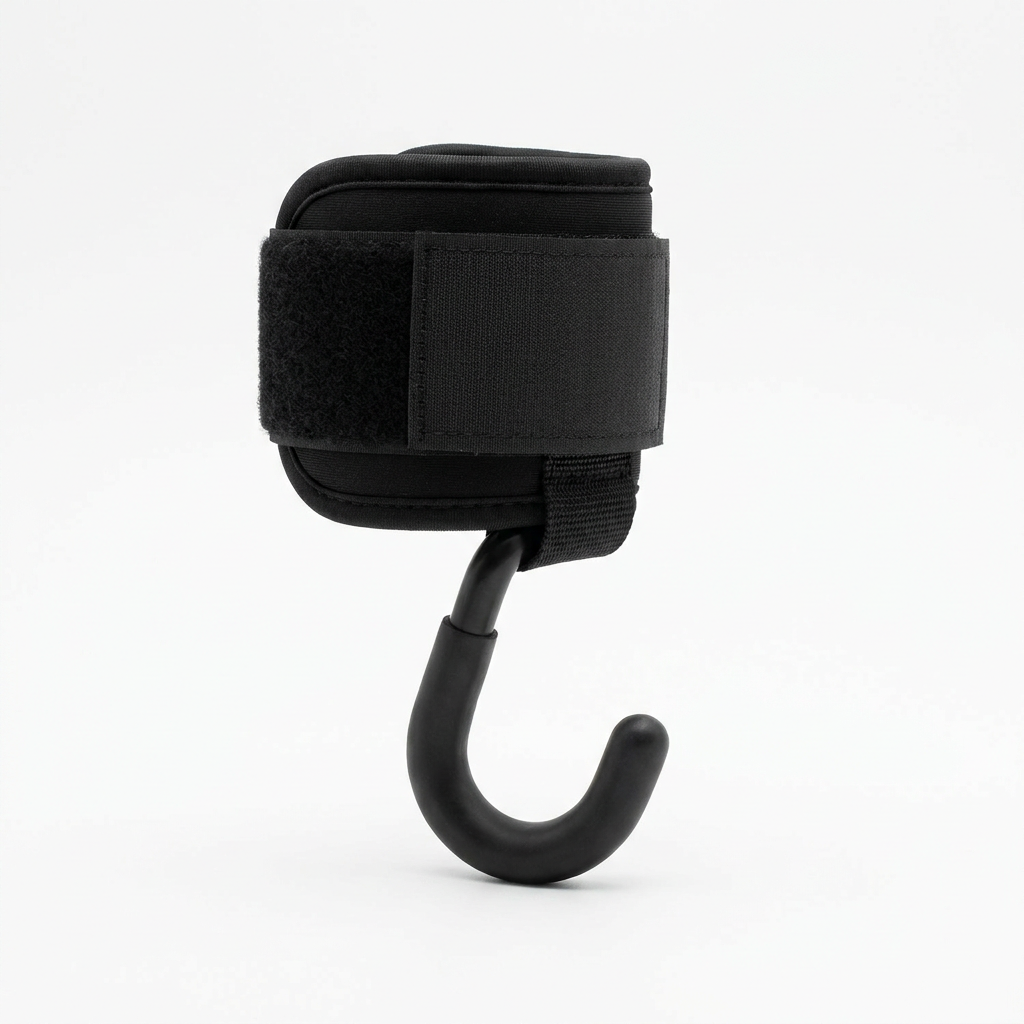 Lifting hook with pristine rubber-coated J-hook